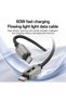 Data/Charging Cable, Data Cable (Ca198), Nylon, Yesido, Black - 2