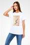 Owl White Unisex T-Shirt T-Shirt - 3