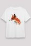 Fox White Unisex T-Shirt T-Shirt