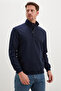 Original Printed Half-Zipper High-Neck Sweatshirt - 5