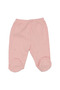 Unisex Booties Salmon Combed Cotton Single Bottom