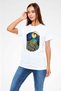 Bird White Unisex T-Shirt T-Shirt - 3