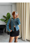 Premium Trend Gold Button Washed Denim Jacket - 2