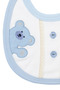 Unisex Blue Bear Printed Paw Tie Apron - 2