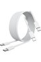 كابل شحن سريع USB-C إلى USB-C بقدرة 60 واط (عبوتان، 6 أقدام)، سلك نايلون متين لأجهزة iPhone 17 و16 و15