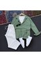 Men's Corduroy Shirt + Baggy Sweatpants 2-Piece Combination