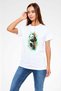 Panda White Unisex T-Shirt T-Shirt - 3