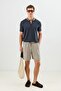 Cotton Buttoned Collar T-Shirt - 2