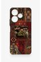 Redmi 13 4g Compatible Bozkurt and Ataturk Patterned Silicone Case - 2