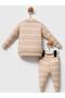 2-Piece Printed 3-12 Months Set - Brown - 2