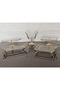 5 Piece Gold Samarkand Footed and Handled Presentation Bowl & Dowry Set | Cake-Cookie-Dessert-Serving Plate-Bowl - 5