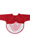 Unisex Red Strawberry Patterned Long Sleeve Apron - 3