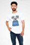 Koala Unisex Printed White T-Shirt - Tshirt - 2