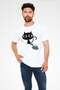 Cat White Unisex T-Shirt T-Shirt - 2
