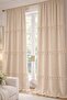 Bohemian Tassel Series 3 Row Flat Tassel Natural Buldan Linen Background Curtain Width X Length Single Wing - 2
