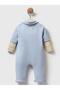 Buttoned 3-12 Month Overalls - Blue - 2