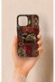 iPhone 12 Pro Max Compatible Bozkurt and Ataturk Patterned Silicone Case