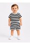 Baby Boy Summer 2-Piece Set Striped Short Sleeve T-Shirt Shorts Set Daily Casual Wear