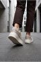 Women'S, Suede Texture, 5 cm Thick Sole, Lace-Up, Casual Sneaker Shoes - 8