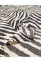 Beige Black Patterned Wrinkled Jersey Fabric for Dresses & Blouses 160X220Cm - 5