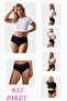 1018 Women's Classic Cut Cotton Plain Bato Panties 6 Pack