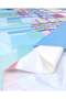 Cotton Satin Satin Woven Fabric in Blue, Pink, Green, Yellow Colors for Dresses & Skirts 140X150Cm - 5
