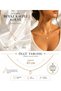 Women's Necklace Steel Necklace Heart Necklace 45 cm Stainless Steel Necklace Heart Pendant Elegant Everyday Necklace - 2