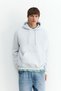 Basic kapüşonlu sweatshirt