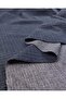 Navy Blue Gray Tiny Square Patterned Jacquard Interlock Fabric Cardigan & Sweater Width: 140cm - 5