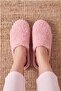 Pink Women's Closed-Front Plush House Slippers Panduf 2026Nav - 3
