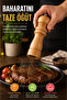 Set of 2 Ambu Body Salt and Pepper Mill 16 cm Adjustable Spice Grinder Kitchen Salt Mill - 2