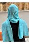Turkuaz Pattern Jacquard Shawl - 3