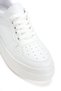 Women's White High Sole Sneaker Sports Shoes Comfortable Casual Shoes - 4