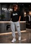 New Season Unisex T-Shirt and Sweatpants Bro Printed Set - 2