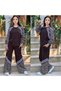 Girl's Leopard Detailed Sweatshirt and Leopard Detailed Sweatpants Two-Piece Set - 100% Cotton 2-Piece Combination