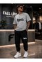 New Season Unisex T-Shirt and Sweatpants Bro Printed Set