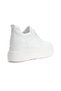 Women's White High Sole Sneaker Sports Shoes Comfortable Casual Shoes - 3
