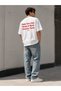 Men's Oversize White Make Your Own Money Back Print T-Shirt