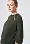 205 Zippered Tricot Tunic Khaki - 2
