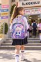 School Backpack Cupcake Purple 3 Compartments Orthopedic Water Bottle Pocket 40X26X19Cm - 5