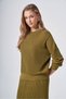 702 Knitted Skirt Suit Lime - 2