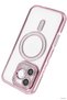 Ilkestor Honor 600 Lite Joke Simli Magneticsafe Case (195849) - Pink - 3