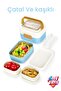 540 ml 2 Layer Stainless Steel Lunch Box New Generation Lunch Box with Fork & Spoon Ff6750-540 - 5
