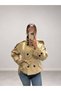 Women's Stand Collar Belted Buttoned Trench Coat - 4