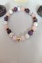 Certified Howlite, Pink Quartz, Amethyst Natural Stone Bracelet - 2