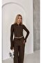 Women's Finger-Interlocking Detailed Cardigan and Pants Set - 2