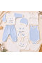 10 Piece Premium Baby Hospital Discharge Set Rabbit Patterned Newborn Set - 2