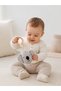 Natural Wooden Teether with Cute Koala Muslin Toy / Baby Room Decor / Baby Gift - 2