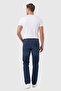 Men's Regular Fit Standard Cut Lycra Stonewashed Dark Navy Blue Jeans – Stretch Cotton Jean 2 - 5
