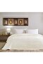 Embossed Patterned Soft Blanket Double Size Soft Textured Modern Bedspread